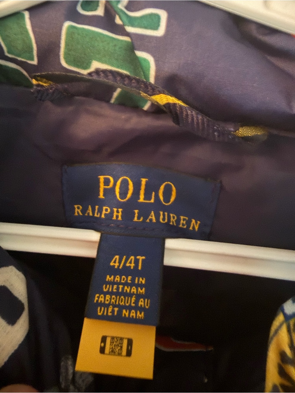 Polo by Ralph Lauren Kids Navy Logo Patch Puffer Jacket - Picture 3 of 3